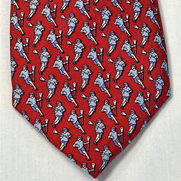 Vineyard Vines Accessories Vineyard Vines Lacrosse Silk Necktie